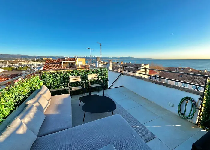 Rooftop Unique Vue / Vieil Lejlighed Antibes