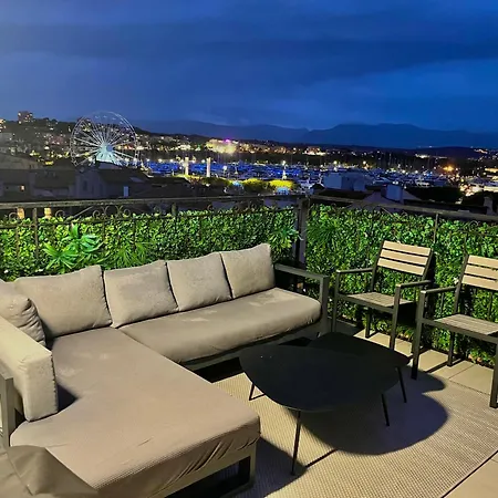 Rooftop Unique Vue / Vieil Αντίμπ
